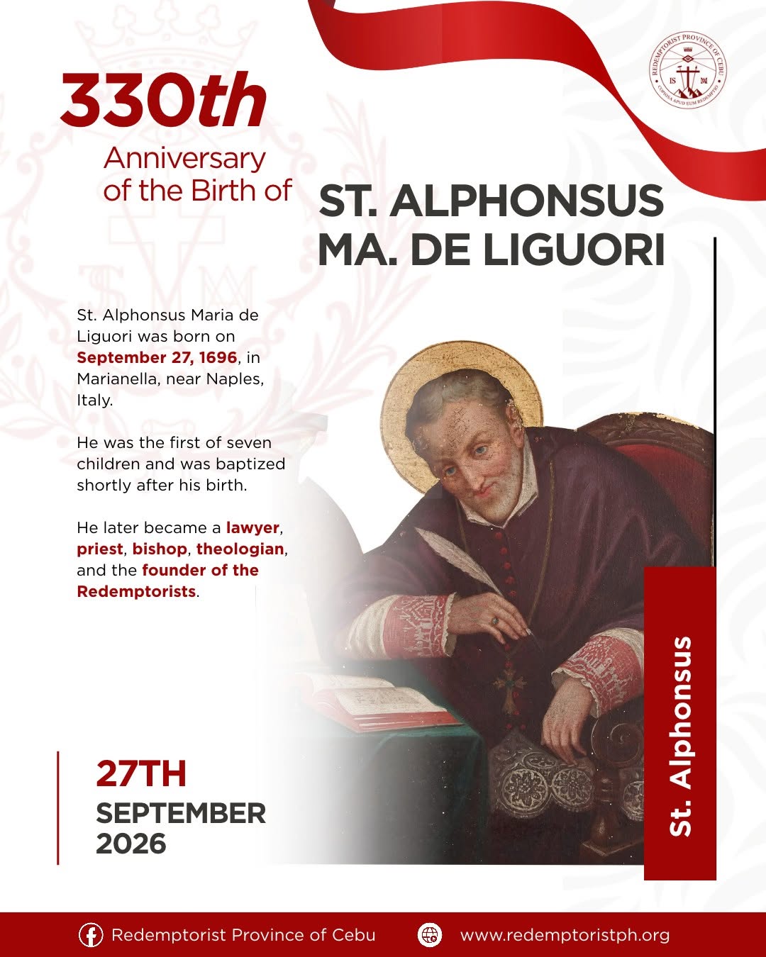 cebu 330 years alphonsus